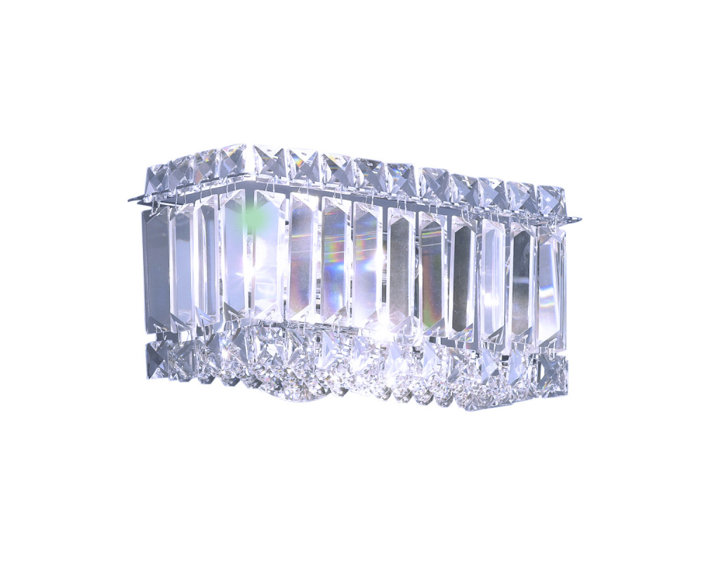 Clear Crystal Wall Sconce